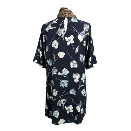 Unisex Sand - Schiffon dress, size 40 - Blue (2)