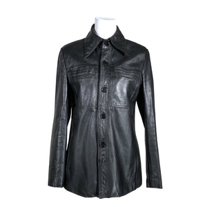 Unisex Handmade - Leather jacket, size 40 - Black (1)