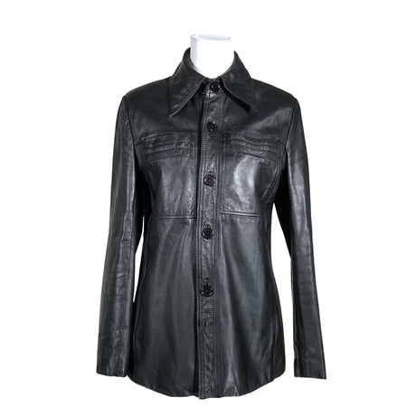 Unisex Handmade - Leather jacket, size 40 - Black ()