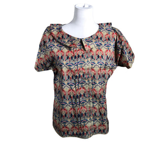 Unisex Liberty - Short-sleeved blouse, size 38 - Beige (1)