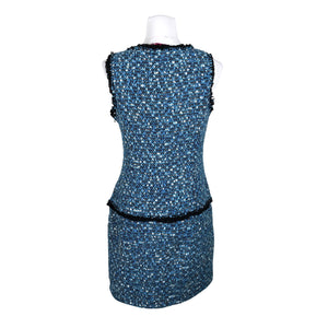 Unisex Jaune Rouge - Sheath dress, size 38 - Turquoise (4)