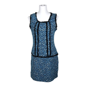 Unisex Jaune Rouge - Sheath dress, size 38 - Turquoise (1)