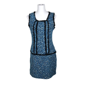 Unisex Jaune Rouge - Sheath dress, size 38 - Turquoise (2)