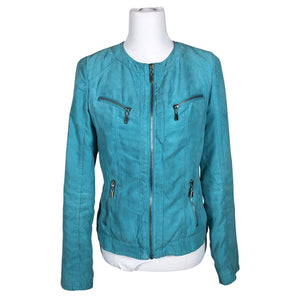 Unisex Escandelle - Denim jacket, size 38 - Turquoise (2)
