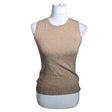 Unisex Repeat - Knit vest, size 34 - Beige ()