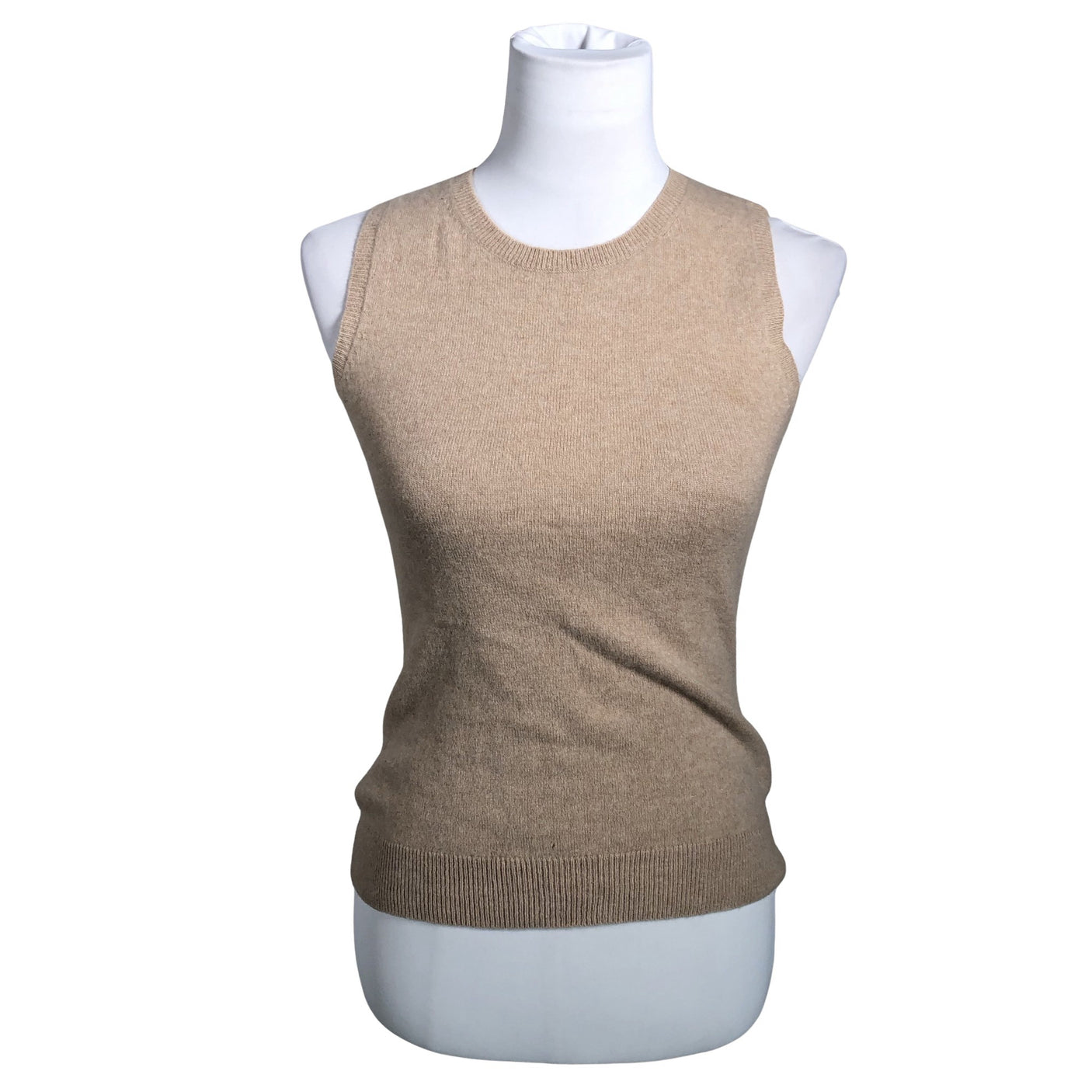 Unisex Repeat - Knit vest, size 34 - Beige (1)