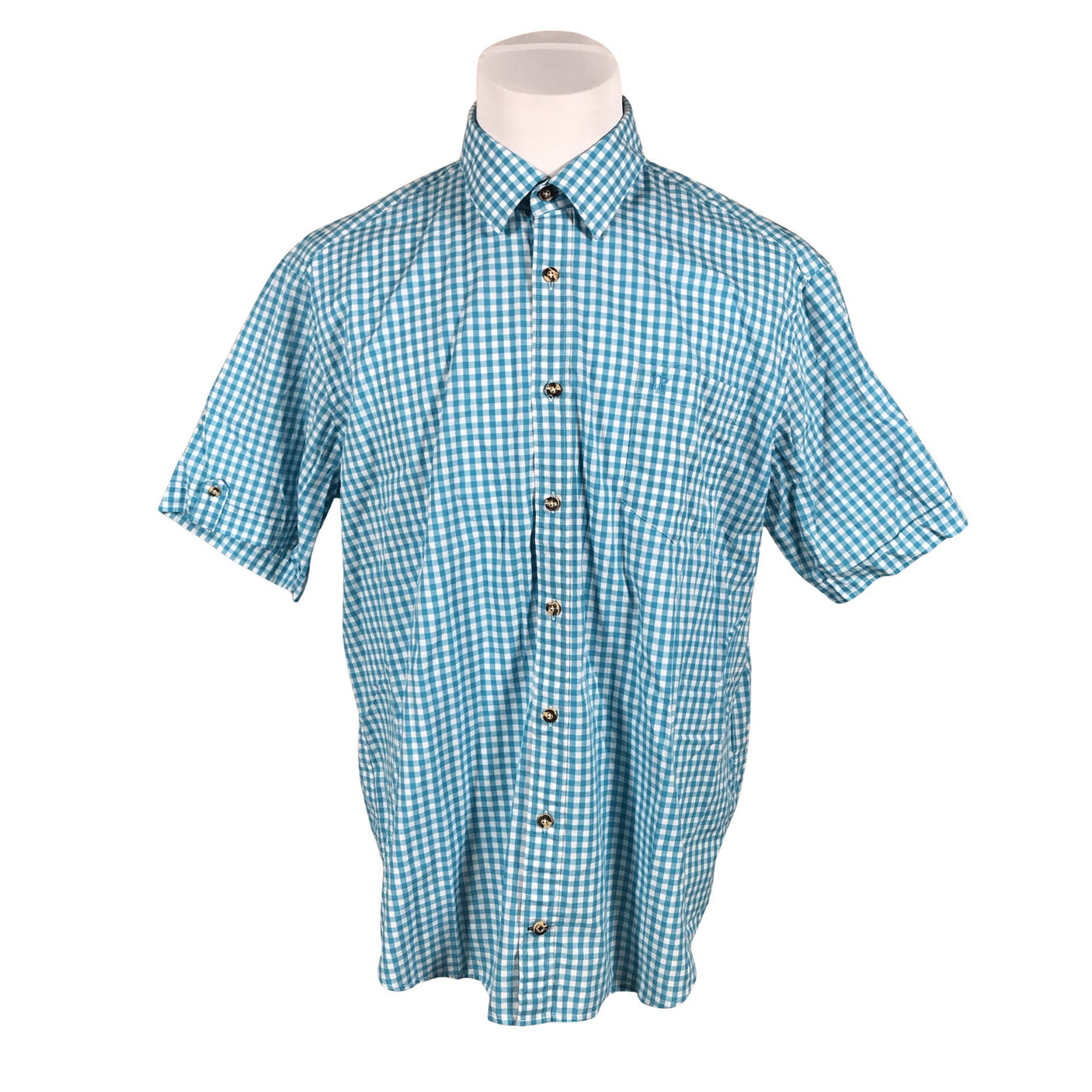 Unisex JP 1880 - Collared shirt, size XXL - Turquoise (1)