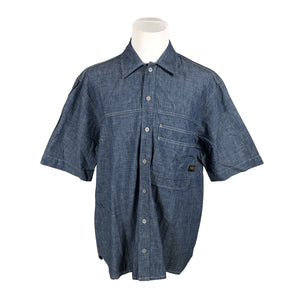 Unisex G-star - Collared shirt, size XL - Blue (1)