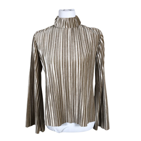 Unisex Glamorous - Party shirt, size 38 - Beige (2)