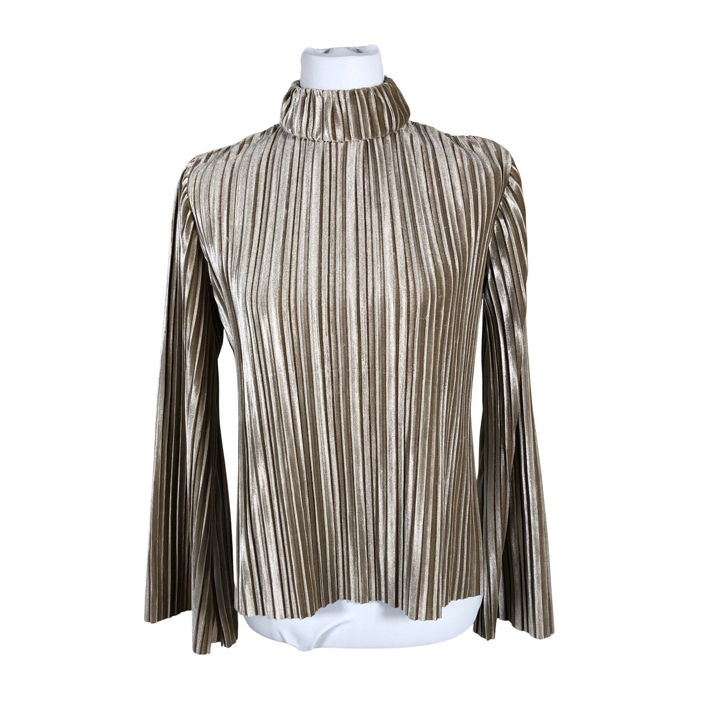 Unisex Glamorous - Party shirt, size 38 - Beige (1)