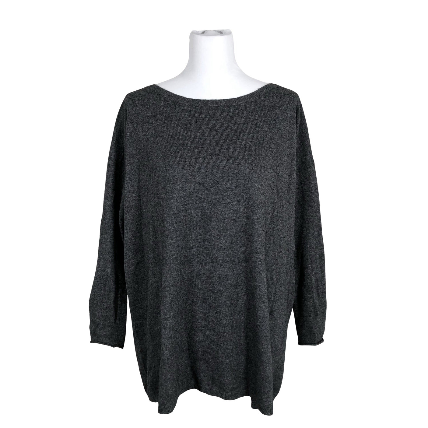 Unisex Filippa K. - Knit tunic, size 40 - Gray (1)