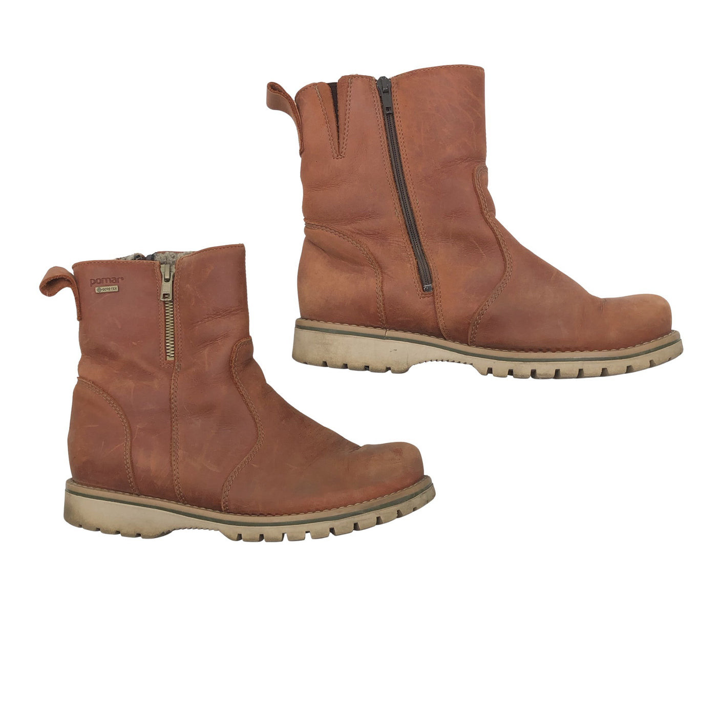 Unisex Pomar - Ankle boots, size 39 - Brown (1)