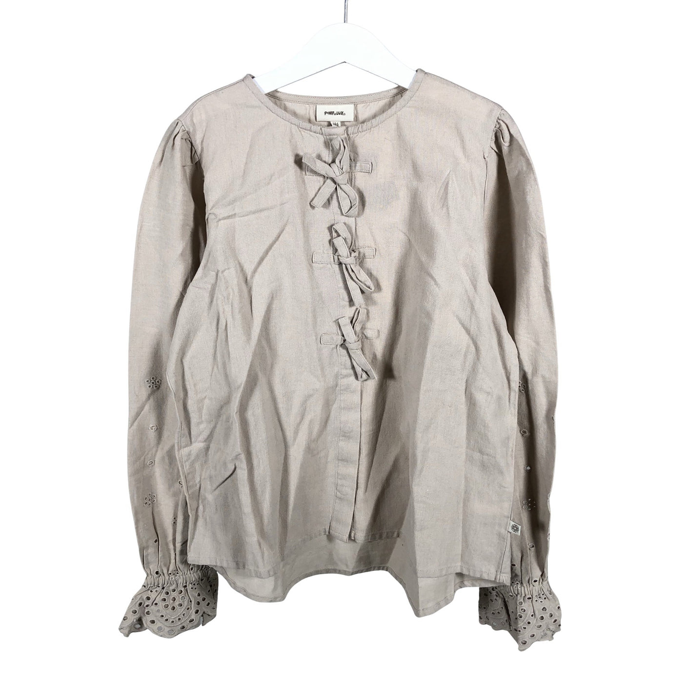Unisex POMPdeLUX - Blouse, size 146 - 152 - Beige (2)
