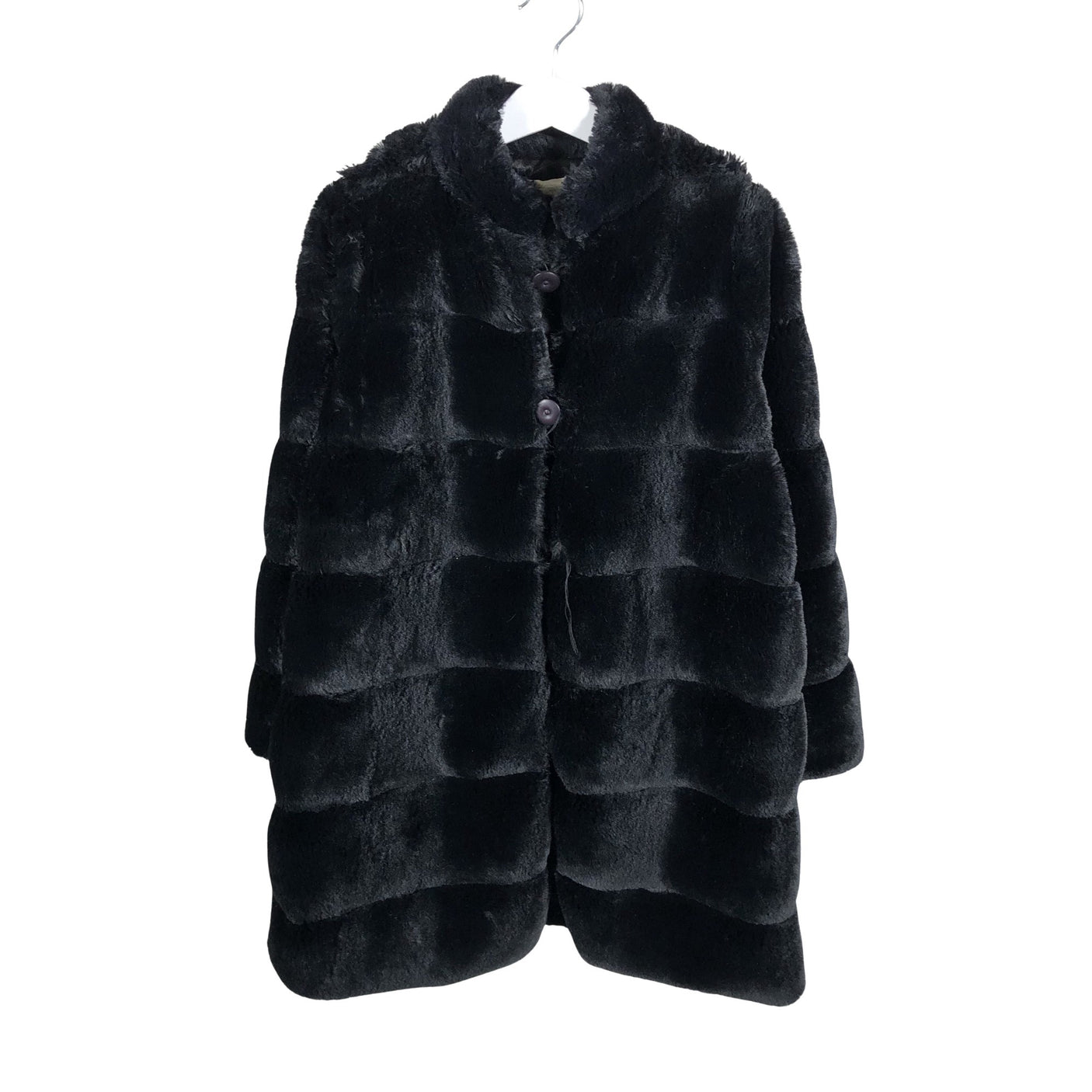 Unisex Mignelin - Faux fur coat, size 134 - 140 - Black (2)