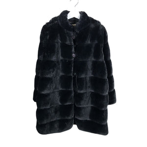 Unisex Mignelin - Faux fur coat, size 134 - 140 - Black (2)