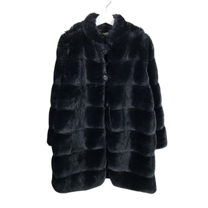 Unisex Mignelin - Faux fur coat, size 134 - 140 - Black (1)