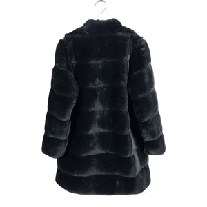 Unisex Mignelin - Faux fur coat, size 134 - 140 - Black (3)