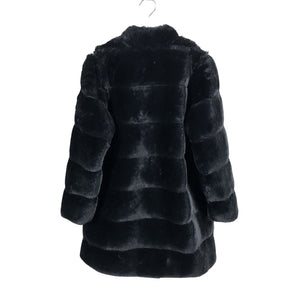 Unisex Mignelin - Faux fur coat, size 134 - 140 - Black (4)