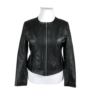Unisex Trendzone - Leather jacket, size 42 - Black (1)