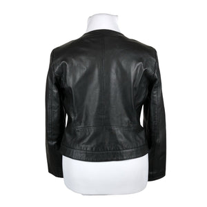 Unisex Trendzone - Leather jacket, size 42 - Black (3)
