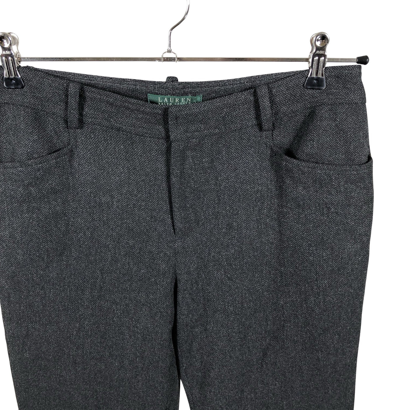 Unisex Lauren Ralph Lauren - Straight leg trousers, size 36 - Gray (4)