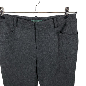 Unisex Lauren Ralph Lauren - Straight leg trousers, size 36 - Gray (4)