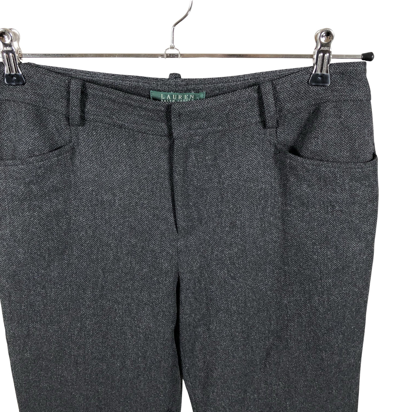 Unisex Lauren Ralph Lauren - Straight leg trousers, size 36 - Gray (5)