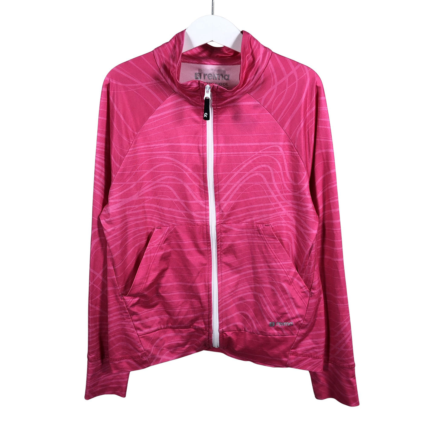 Unisex Reima - Sports shirt, long sleeve, size 134 - 140 - Pink (1)