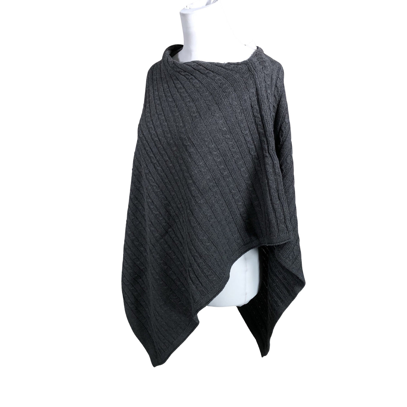 Unisex me&i - Poncho, size 40 - Gray (2)