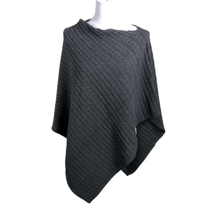 Unisex me&i - Poncho, size 40 - Gray (1)