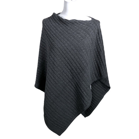 Unisex me&i - Poncho, size 40 - Gray ()