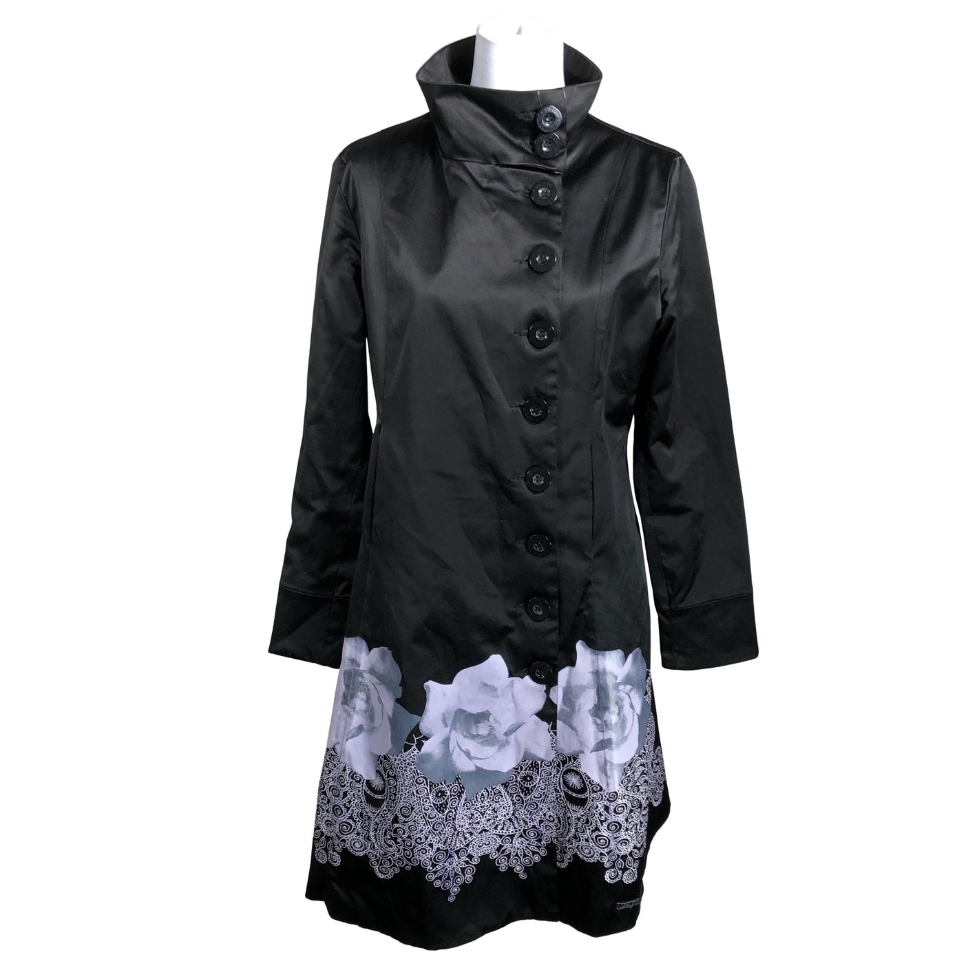 Unisex Desigual - Trench coat, size 40 - Black (1)