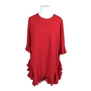 Unisex Joseph Ribkoff - Schiffon tunic, size 44 - Red (1)