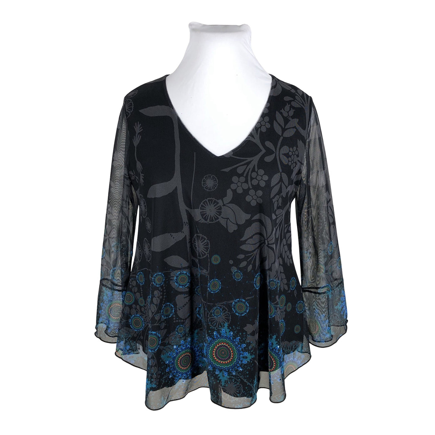 Unisex Desigual - Blouse, size 42 - Gray (1)