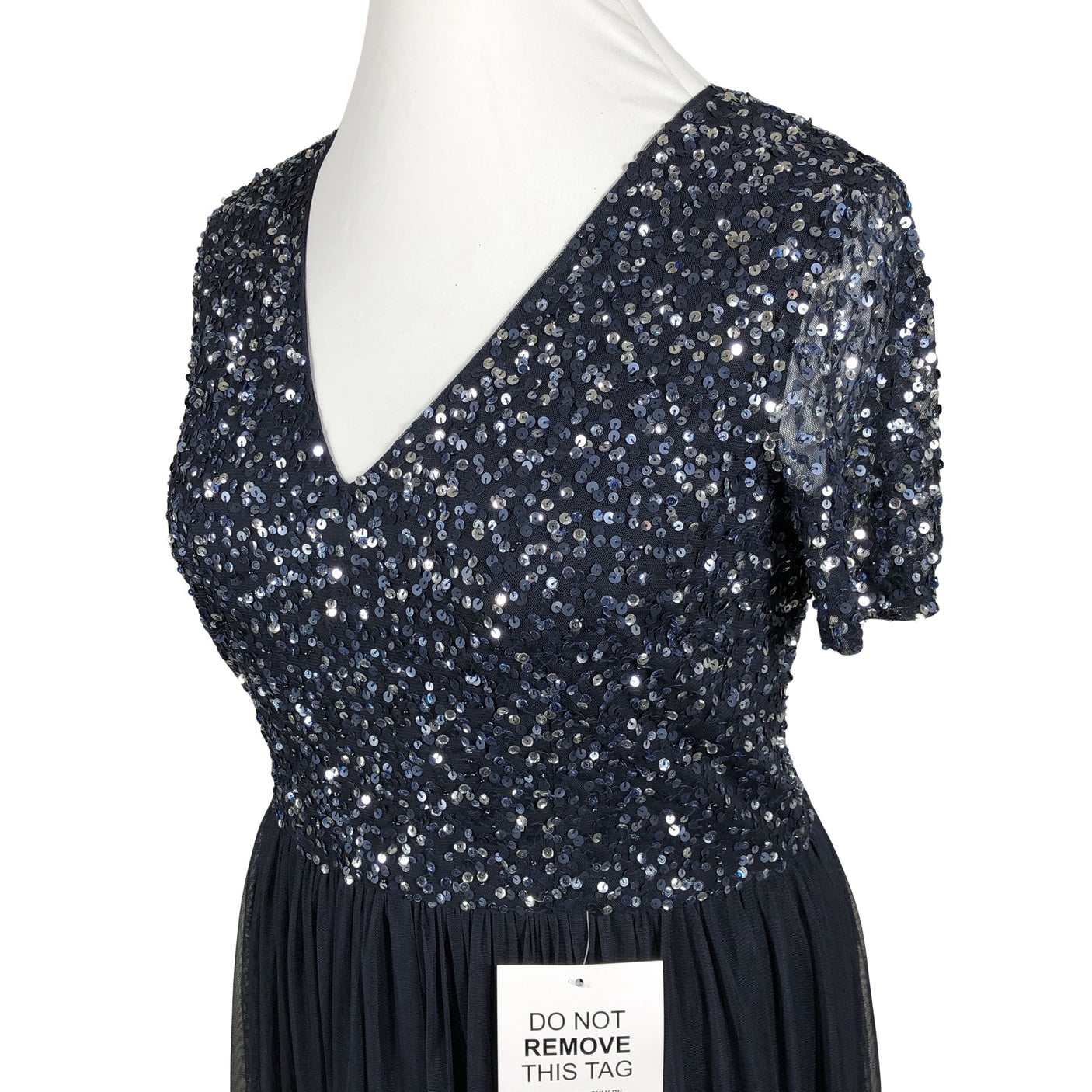 Unisex AngelEye - Evening dress, size 42 - Blue (2)