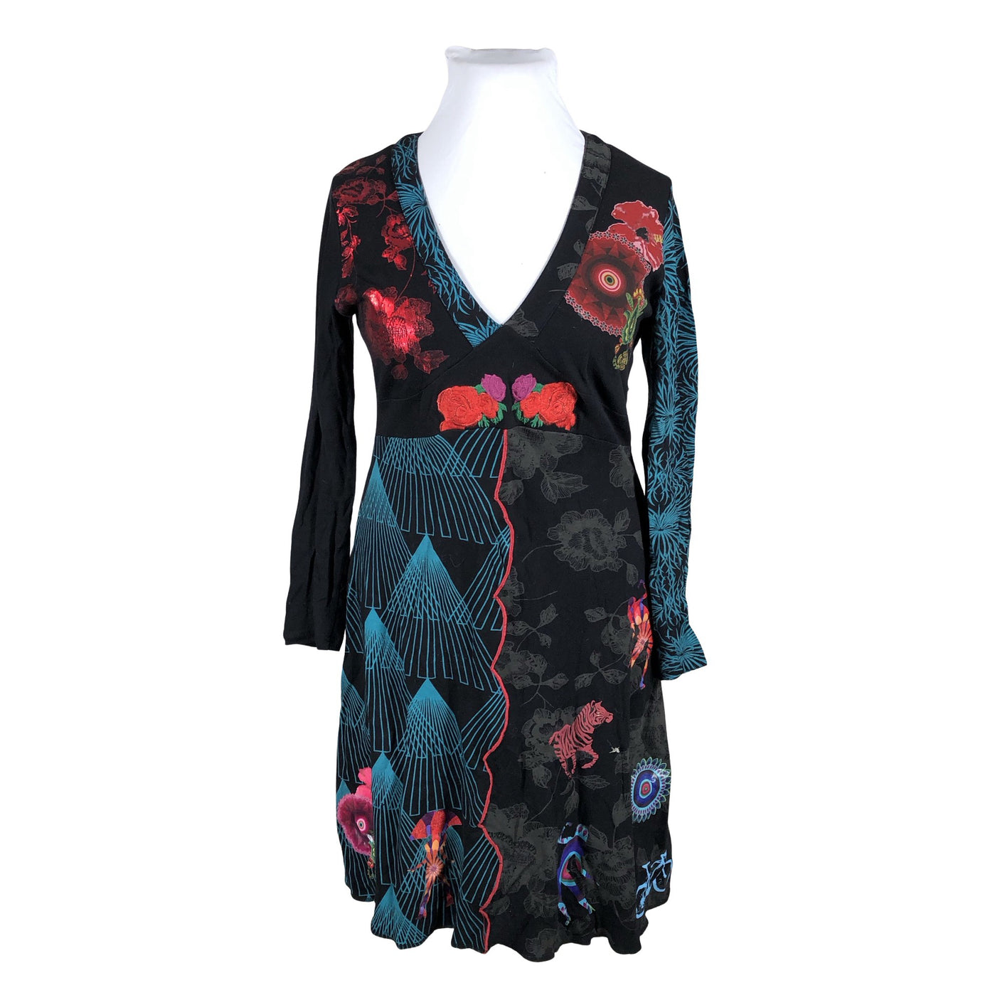 Unisex Desigual - Tricot dress, size 42 - Black (1)