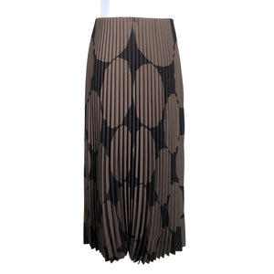 Unisex Marimekko - Pleated skirt, size 38 - Brown (1)