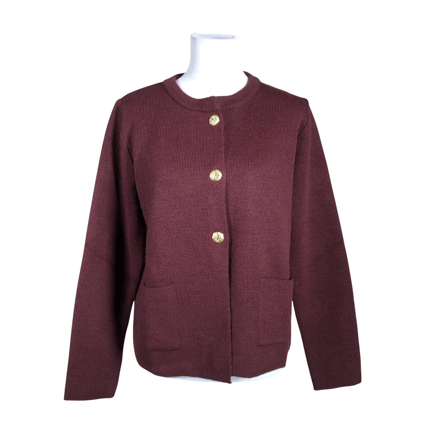 Unisex Skovhuus - Cardigan, size 40 - Wine red (1)