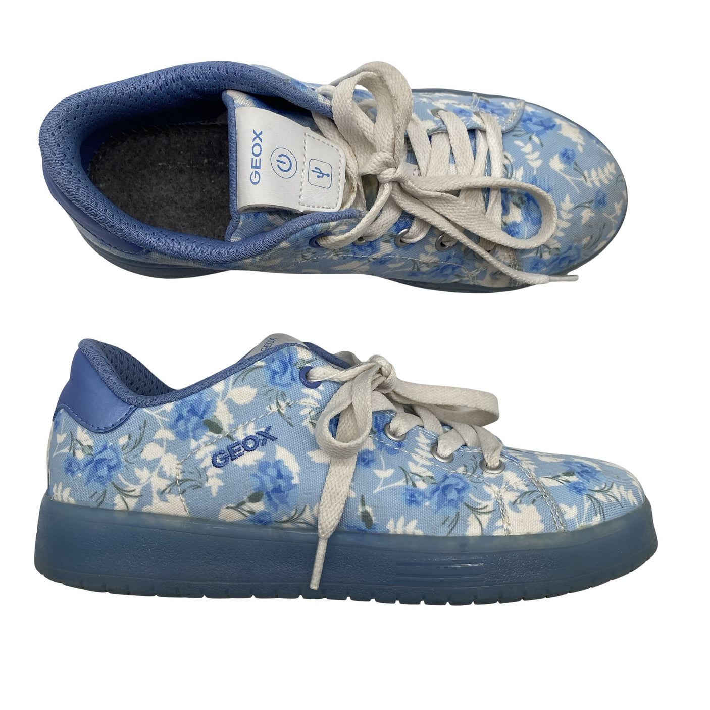 Unisex Geox - Casual sneakers, size 35 - Blue (1)