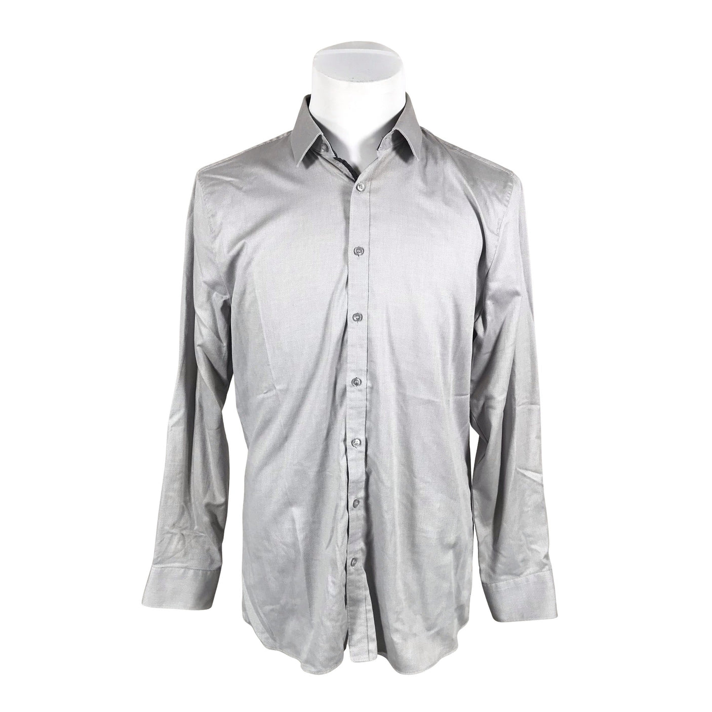Unisex Olymp - Collared shirt, size XL - Gray (2)