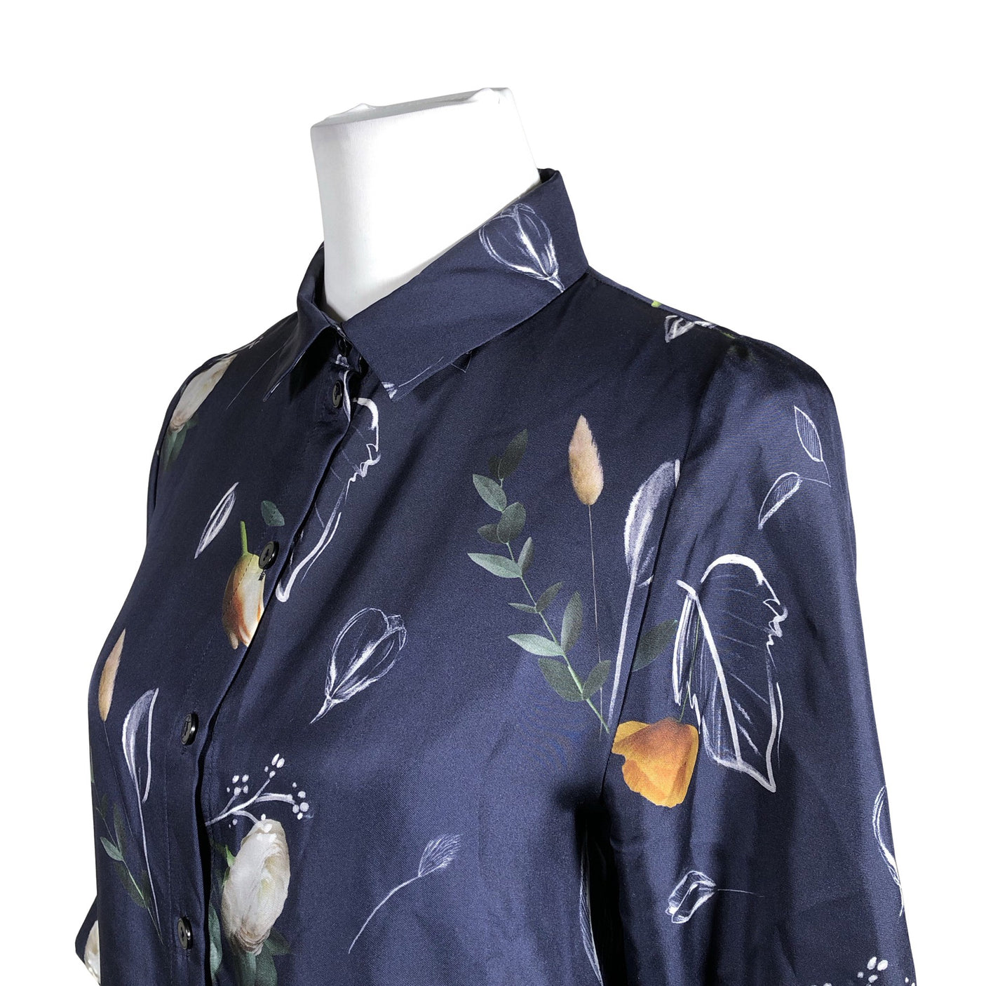 Unisex Uhana Design - Schiffon dress, size 36 - Blue (2)