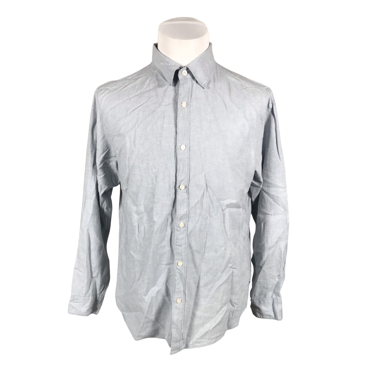 Unisex Vailent - Collared shirt, size L - Light blue (1)