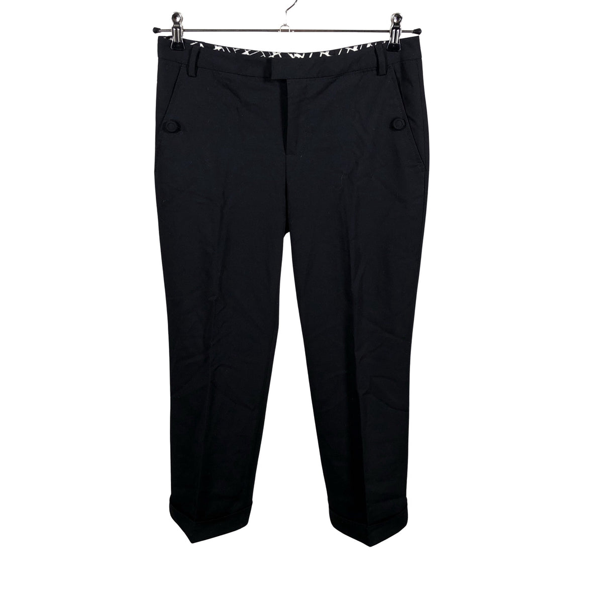 Unisex InWear - Straight leg trousers, size 36 - Black (1)