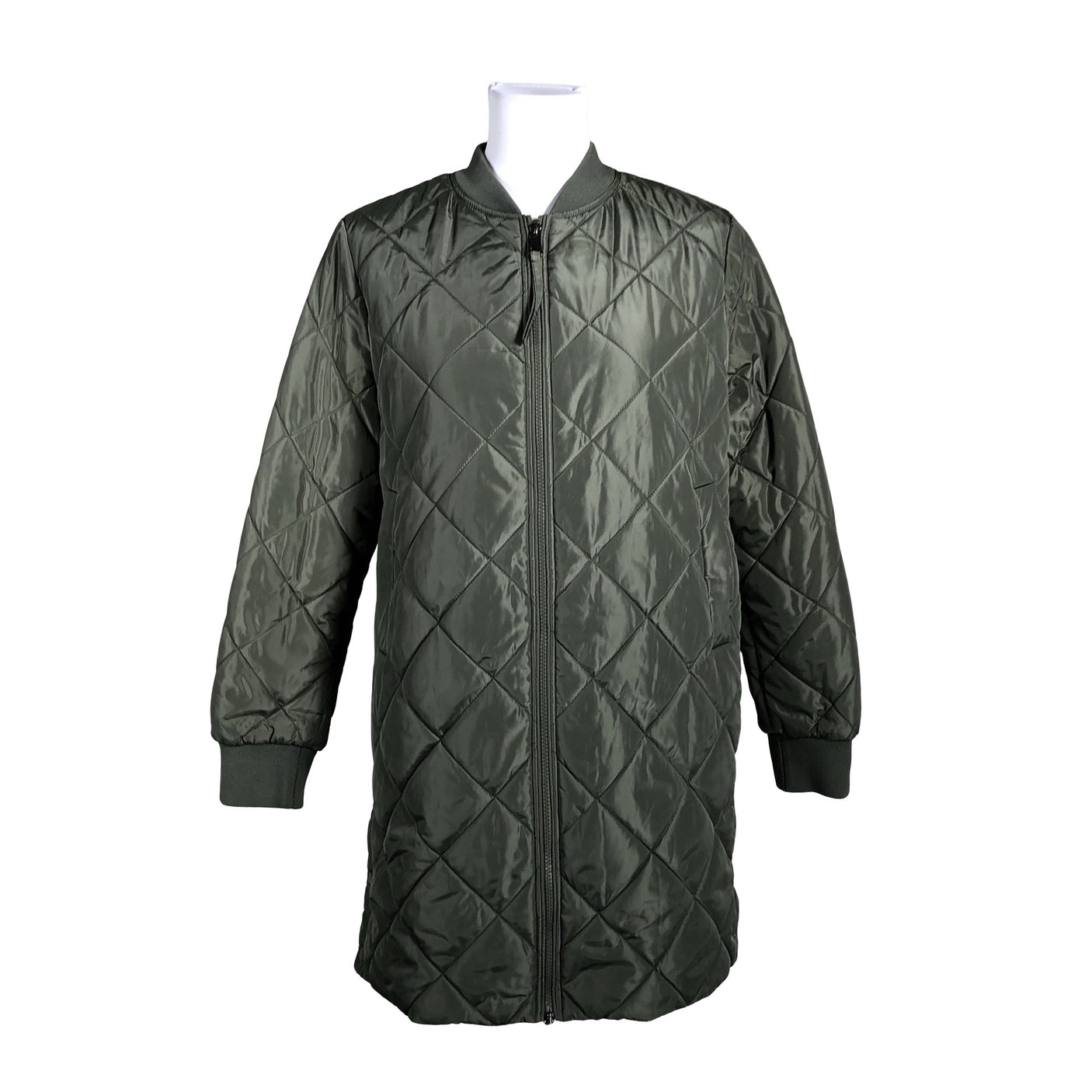 Unisex Your Face - Quilted jacket, size 38 - Green (1)
