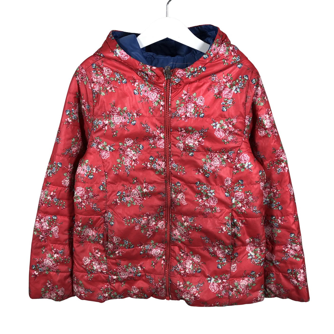 Unisex Benetton - Lightly padded jacket, size 128 - 134 - Red (1)