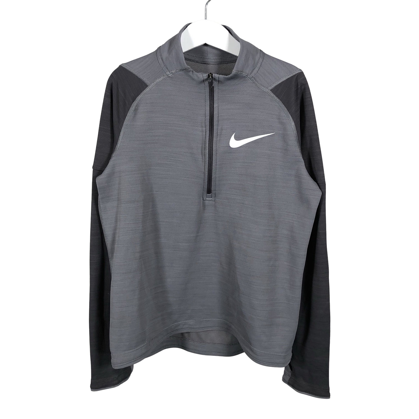 Unisex Nike - Sports shirt, long sleeve, size 134 - 140 - Gray (1)