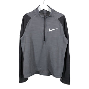 Unisex Nike - Sports shirt, long sleeve, size 134 - 140 - Gray (1)