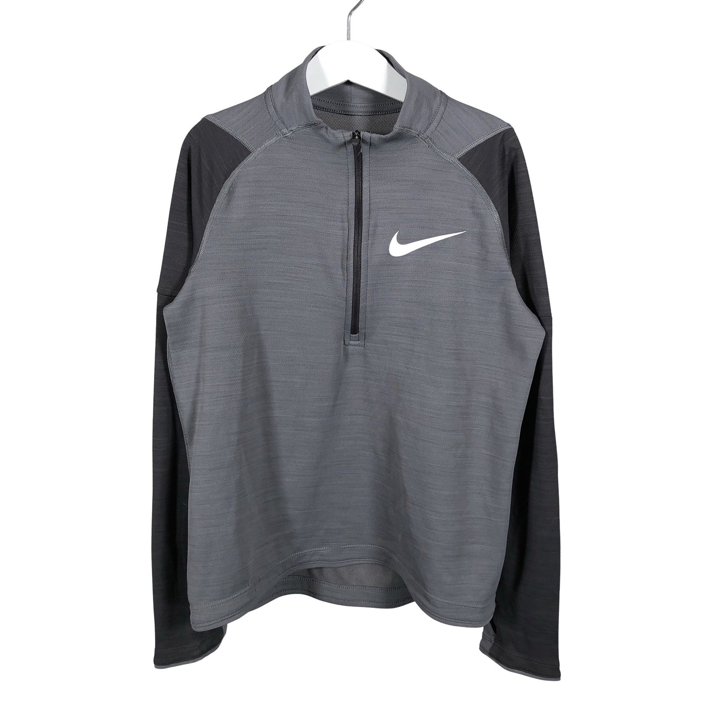 Unisex Nike - Sports shirt, long sleeve, size 134 - 140 - Gray (2)