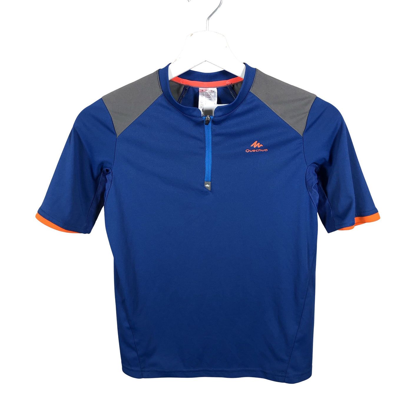 Unisex Quechua - Sports shirt, short sleeve, size 146 - 152 - Blue (2)