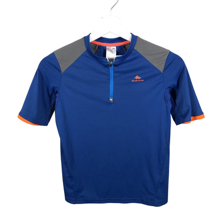 Unisex Quechua - Sports shirt, short sleeve, size 146 - 152 - Blue ()